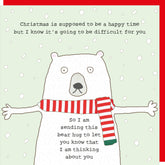 Rosie Made A Thing Christmas - Bear Hug Card